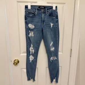 Women’s Express Jeans Size 4 Distressed